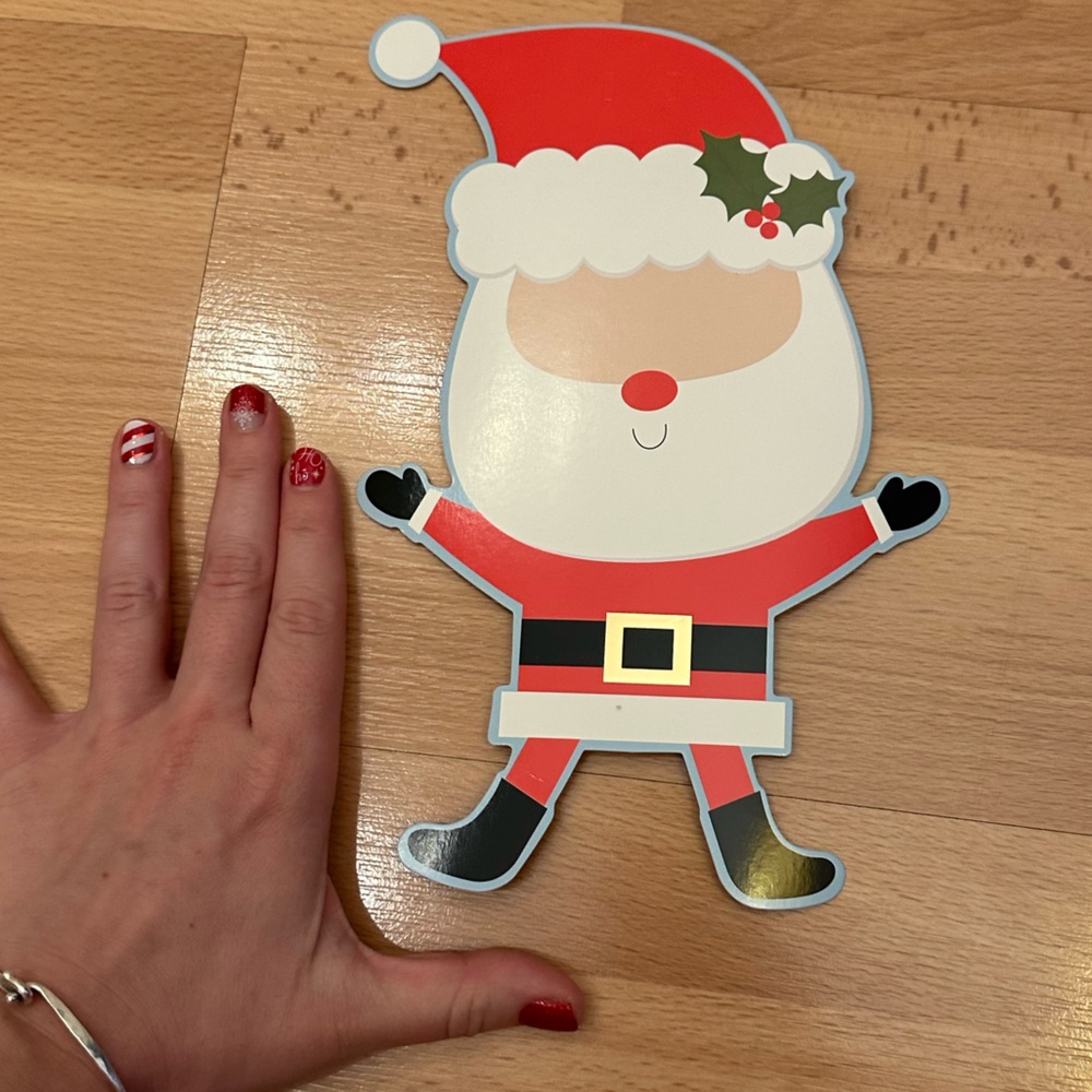 Cardstock customizable Santa - Picture 2 of 6